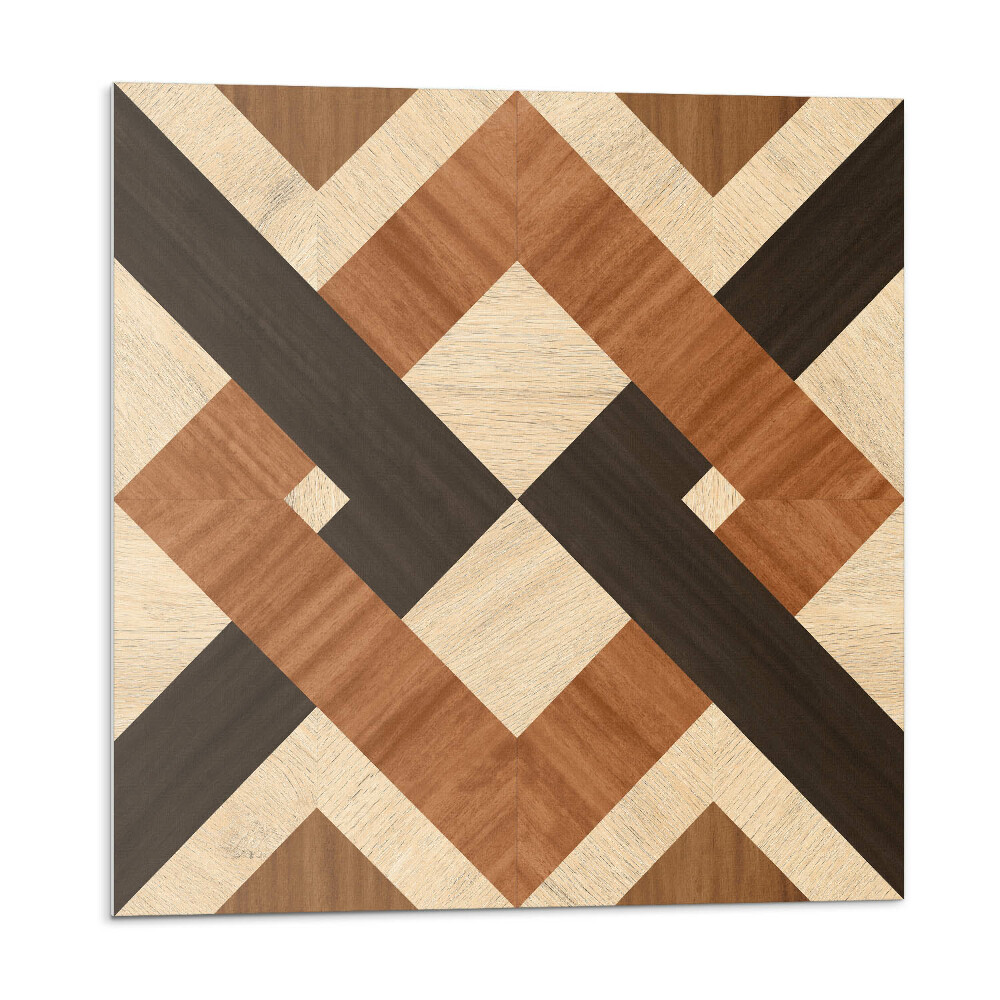 Öntapadó falburkolat Geometrikus fa motívum