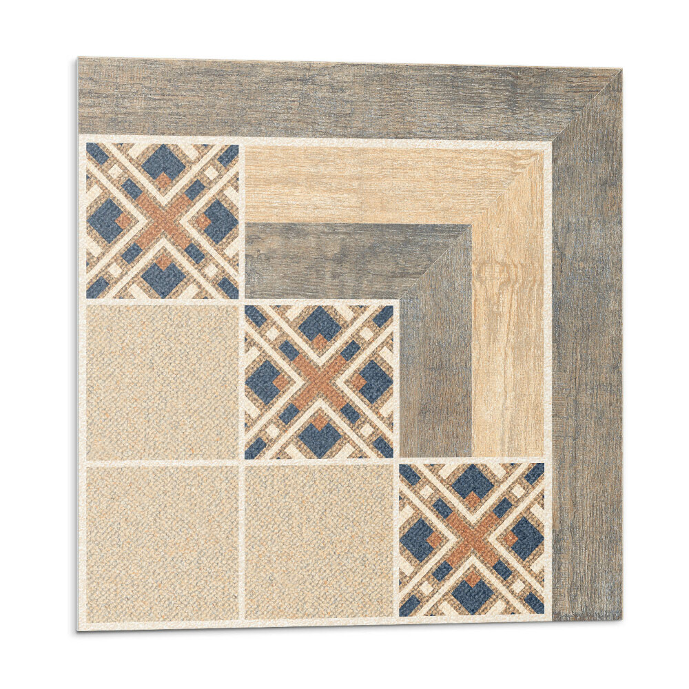 Dekorpanel falra Geometriai minták a csempéken