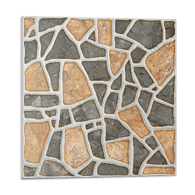 Öntapadó falburkolat Kőalakzatok mozaikja