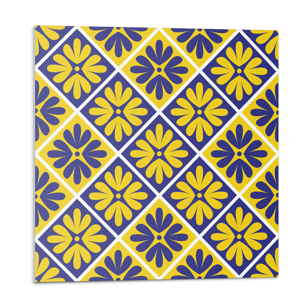 Falpanel Virágminta rombusz elrendezésben