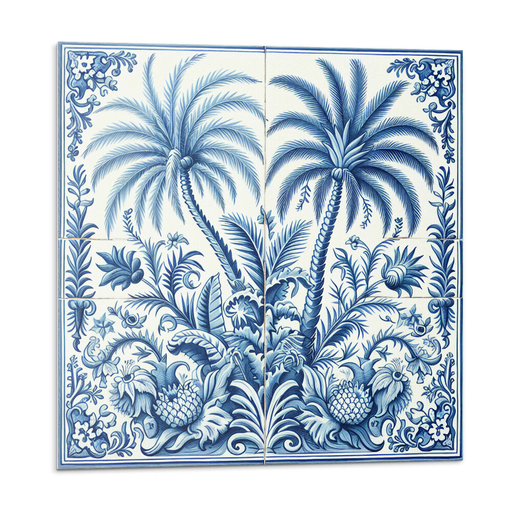 Öntapadó falburkolat Egzotikus növényi motívum