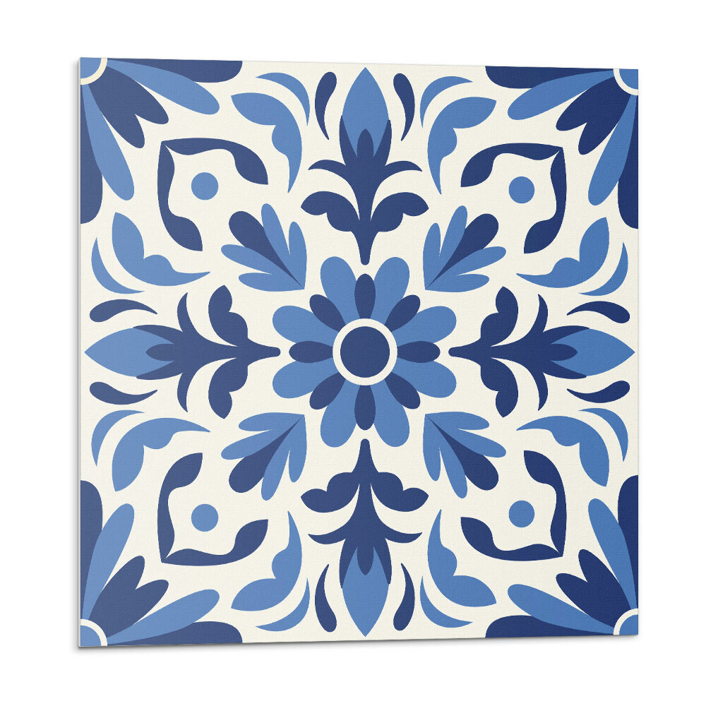 Dekorpanel falra Virágmotívum zöld levelekkel