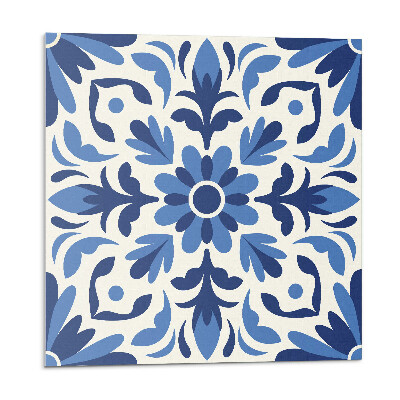 Dekorpanel falra Virágmotívum zöld levelekkel