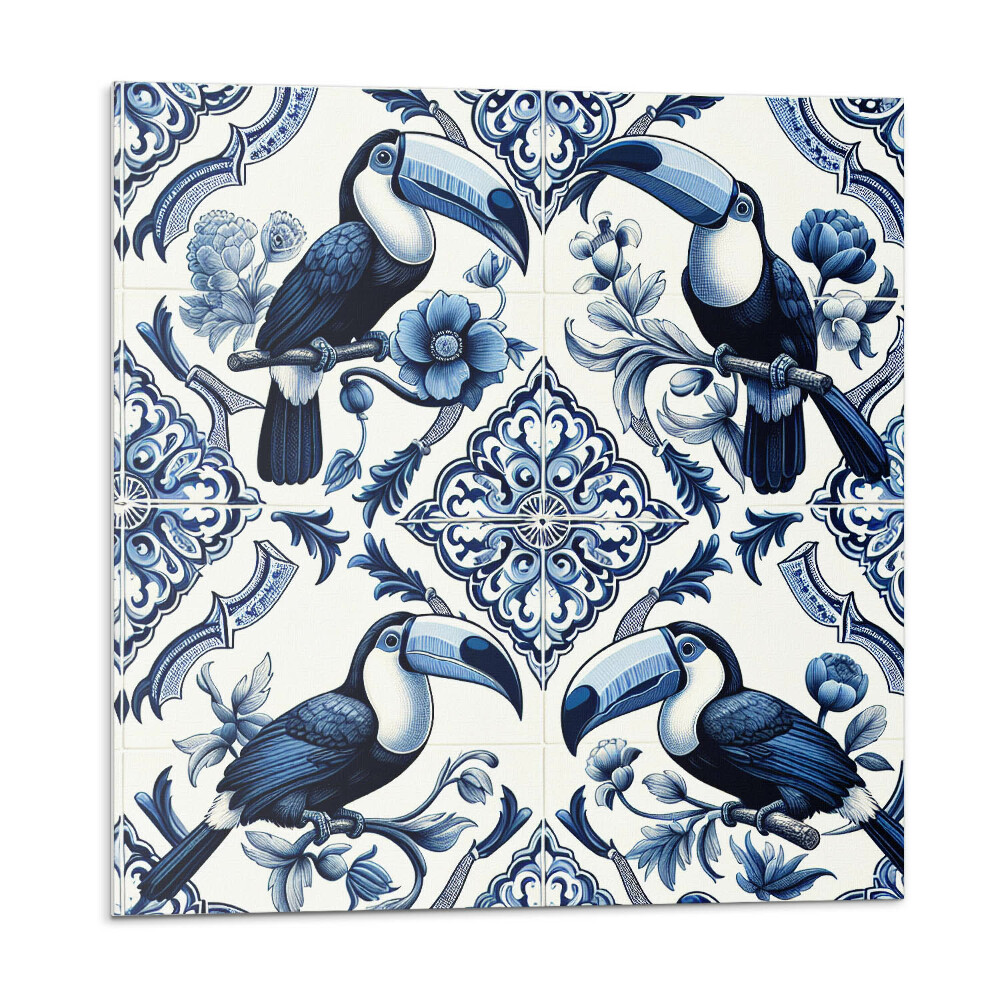 Öntapadó falburkolat Tukán dekoratív csempéken