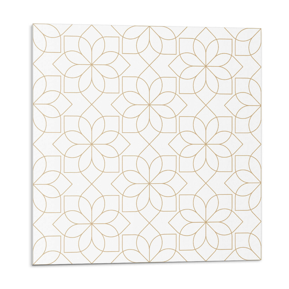 Pvc falburkolat Virággeometria modern stílusban