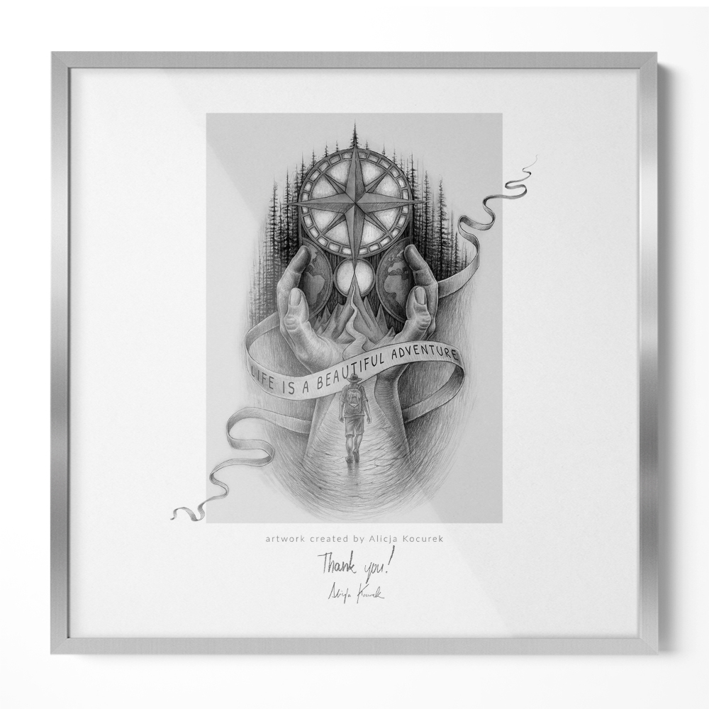 Ezüst Fénykép Képkeret 50x50