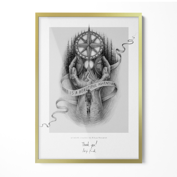 Arany Képkeret 50x70