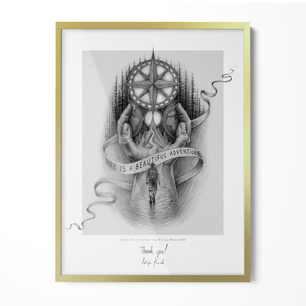 Arany Fali Képkeret 60x80