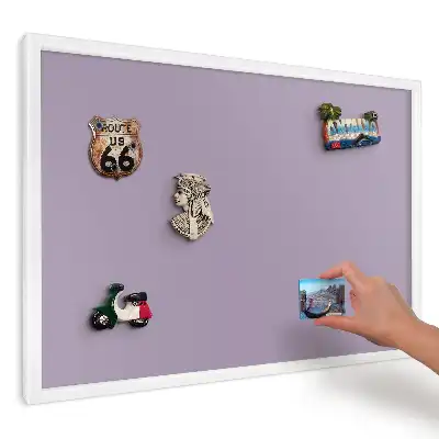 Lila minimalista keretes fém mágnestábla