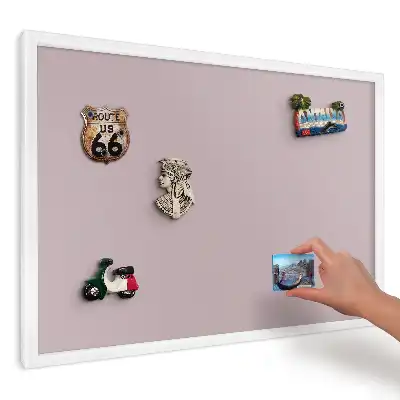 Finom rózsaszín minimalista nyomtatott mágneses fali tábla