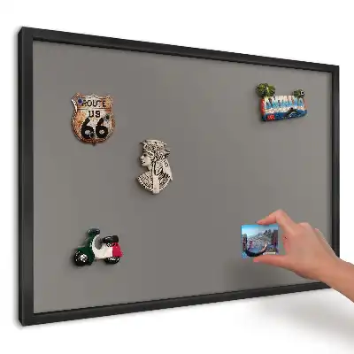 Keretes fém mágnestábla monokróm elegancia dizájnnal