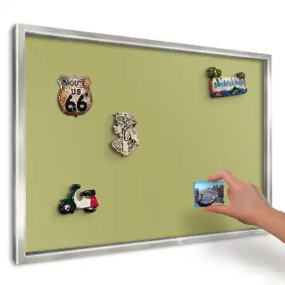 Fali mágnestábla zöld vintage mintával