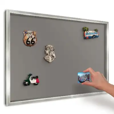 Fali mágnestábla nyomtatott Monokróm elegancia mintával