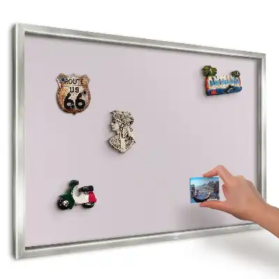 Finom rózsaszín elegancia béke mintás dekoratív fali mágnestábla