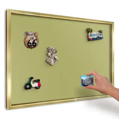 Mágneses emléktábla zöld vintage háttérrel