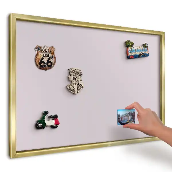 Mágneses tábla utazási mágnesekhez finom rózsaszín elegancia mintával