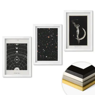 Kozmikus inspirációk és az univerzum titkai keretezett képszett