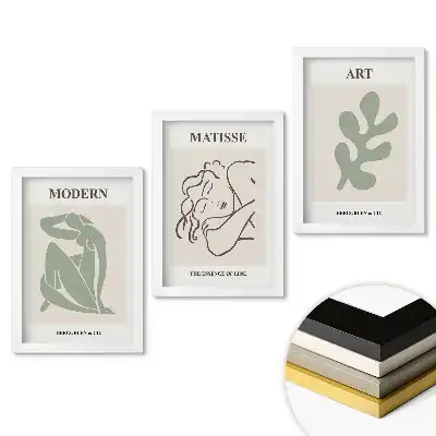 Fali kép összeállítás Stílusos grafika, modern művészet ihlette
