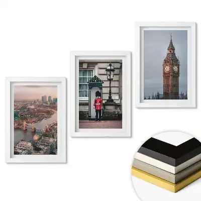 London látképe háromrészes falikép szett