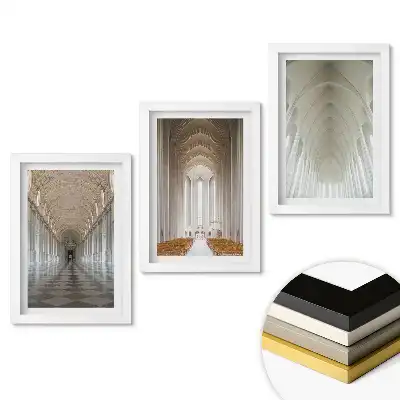 Az építészet eleganciája minimalista stílusú falikép összeállítás