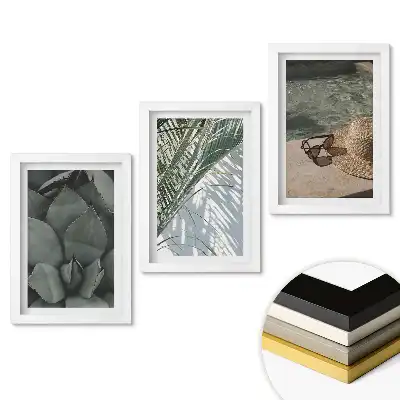 Keretezett kép szett Természetes szépség minimalista stílusban