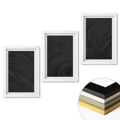 Keretezett kép szett Minimalista fekete háttér az elrendezéshez