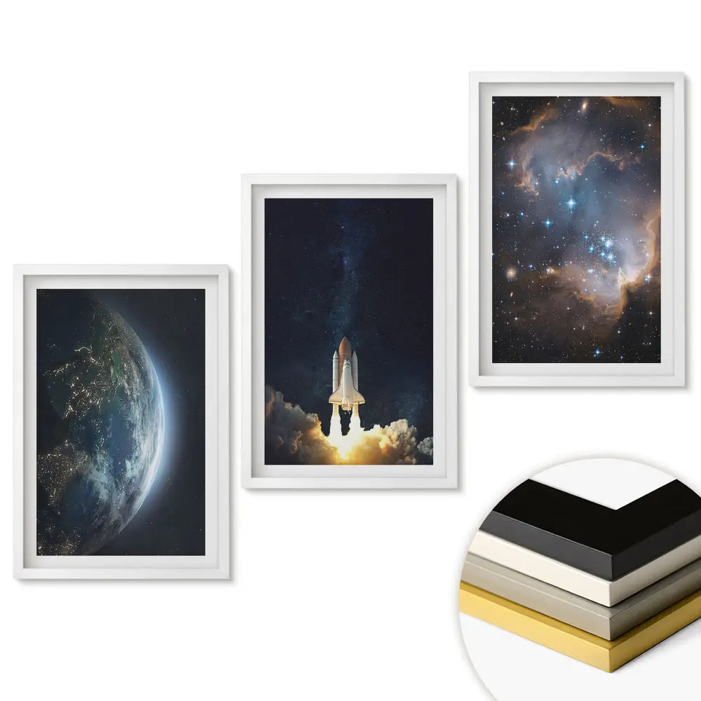 Keretezett kép szett Űrutazás galaxisokon keresztül