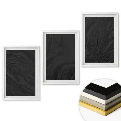 Keretezett kép szett Minimalista fekete háttér az elrendezéshez