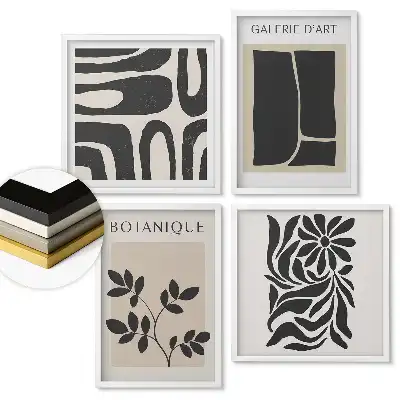 Modern grafikus minimalista falikép összeállítás