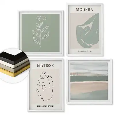 Fali kép összeállítás Modern inspirációk a grafikában