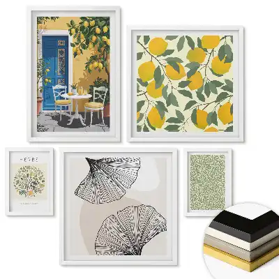 Többrészes keretezett kép Természetes inspirációk modern stílusban