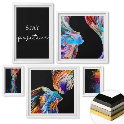 Fali galéria szett finom rózsaszín inspirációkkal