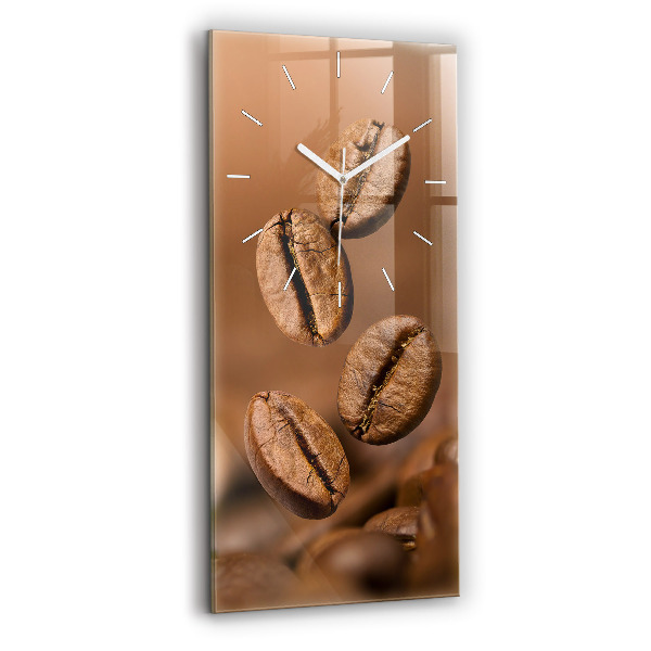 Négyszögletes üvegóra Absztrakt színek