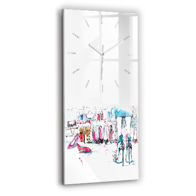 Négyszögletes üvegóra A nőiesség eleme