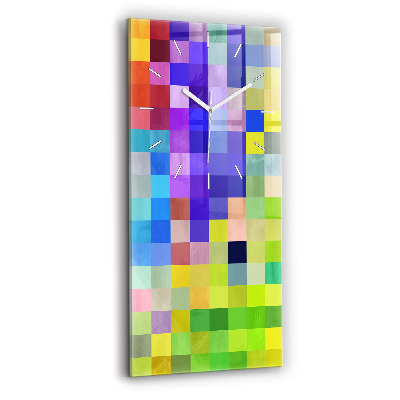 Téglalap alakú üvegóra Négyzetek kompozíciója