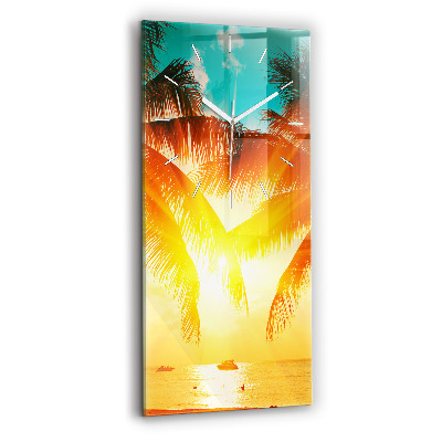 Téglalap alakú üvegóra Nyári pihenés Nyár