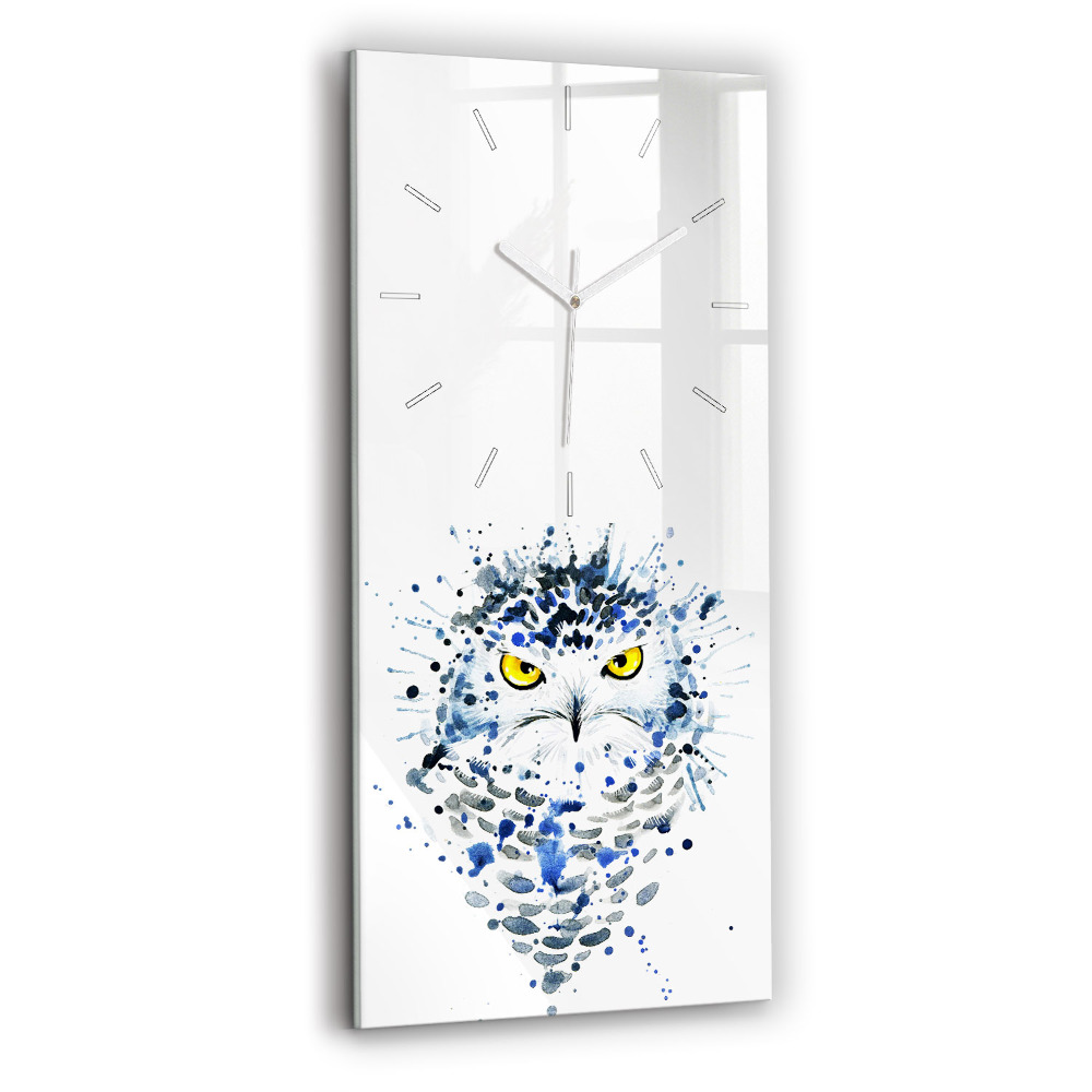 Négyszögletes üvegóra Bagoly pillantás