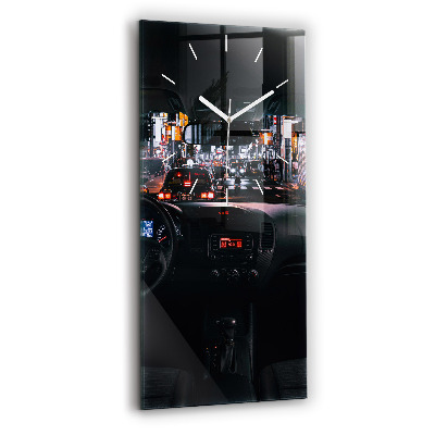 Négyszögletes üvegóra Autó Tokióban