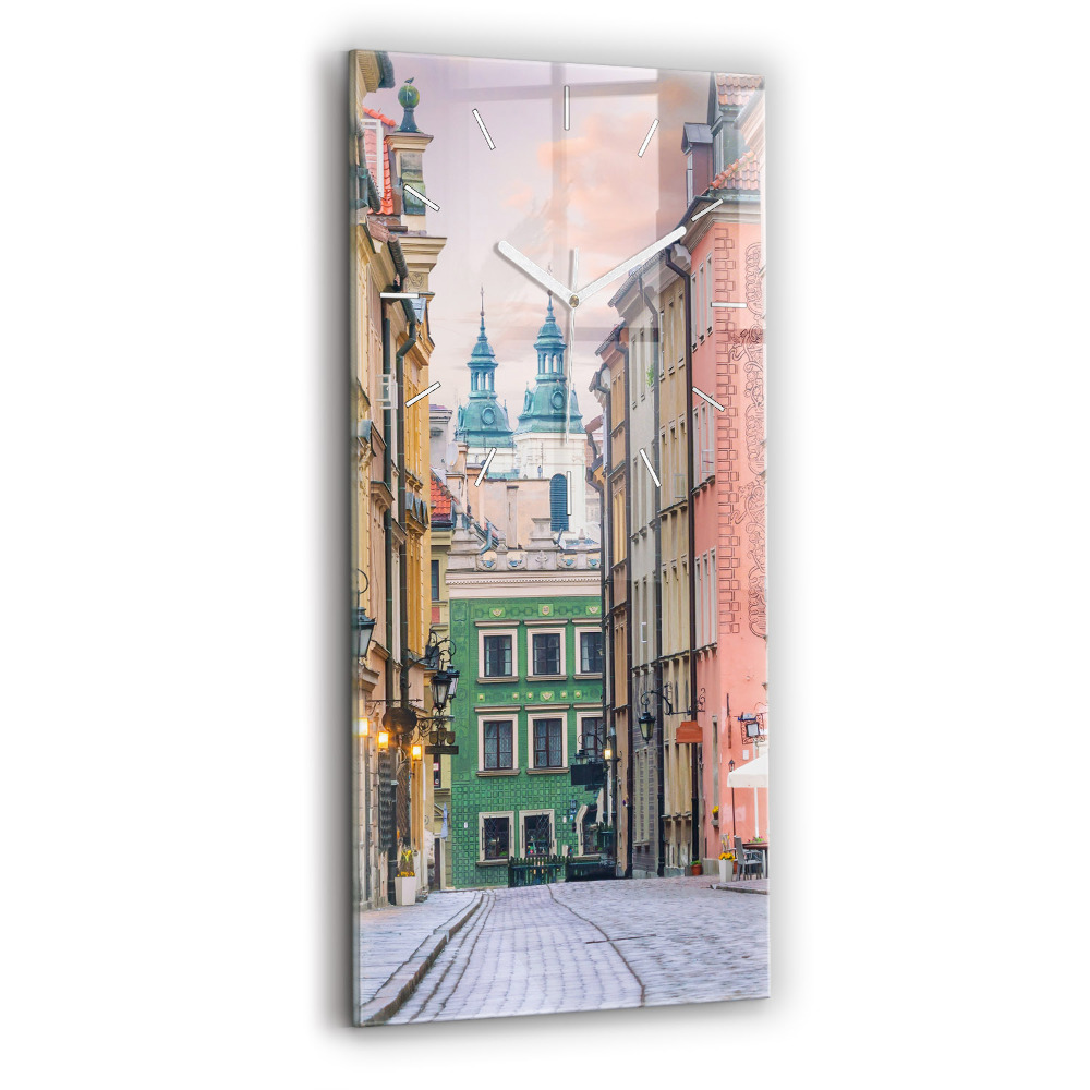 Téglalap alakú üvegóra Varsó óvárosa