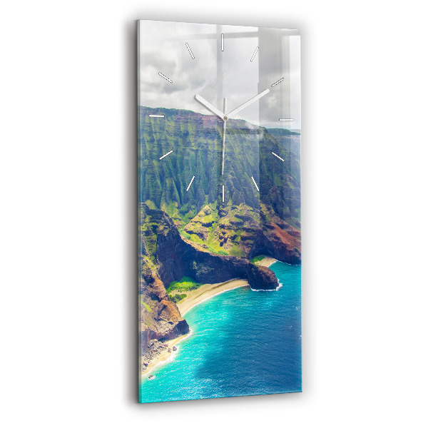 Négyszögletes üvegóra Tenger Hawaiin
