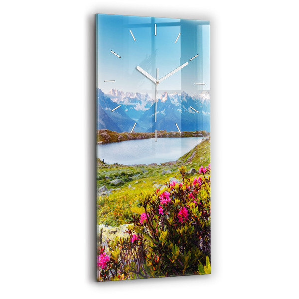Téglalap alakú üvegóra Mont Blanc Chamonix gleccser