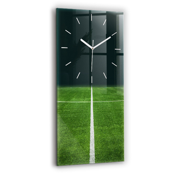Négyszögletes üvegóra Futballpálya