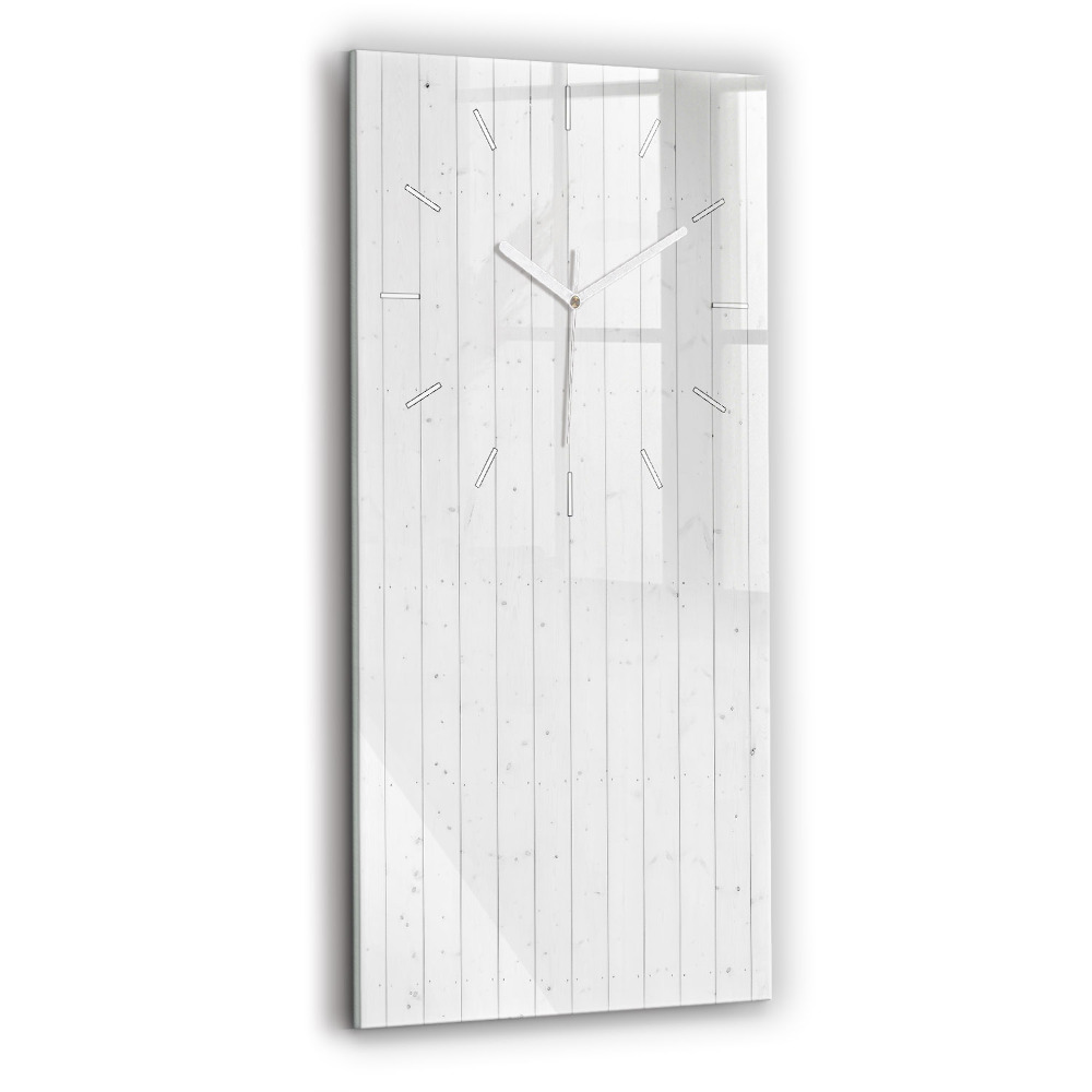 Négyszögletes üvegóra Fa panelek mintája