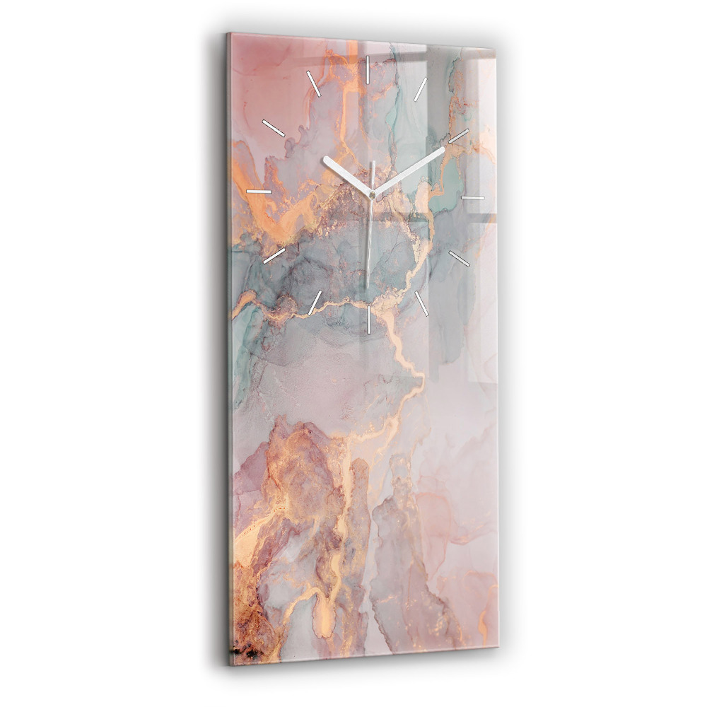 Négyszögletes üvegóra Márvány textúra