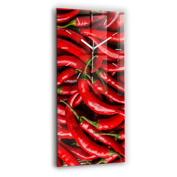 Téglalap alakú üvegóra Forró paprika