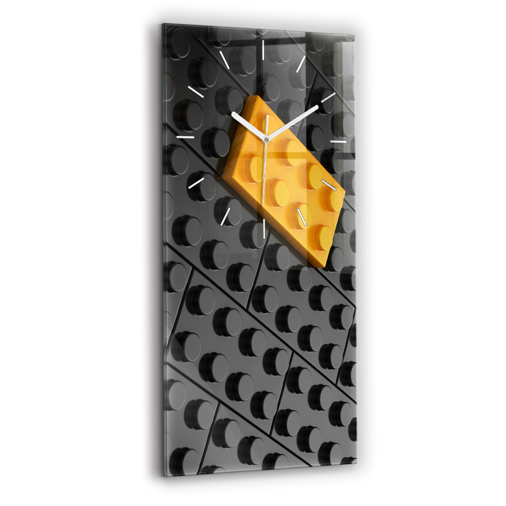 Négyszögletes üvegóra Játékkockák