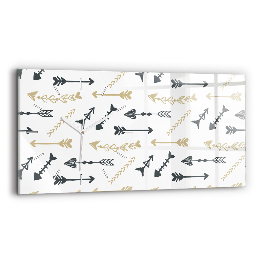 Vízszintes üvegóra Geometrikus csípőminta