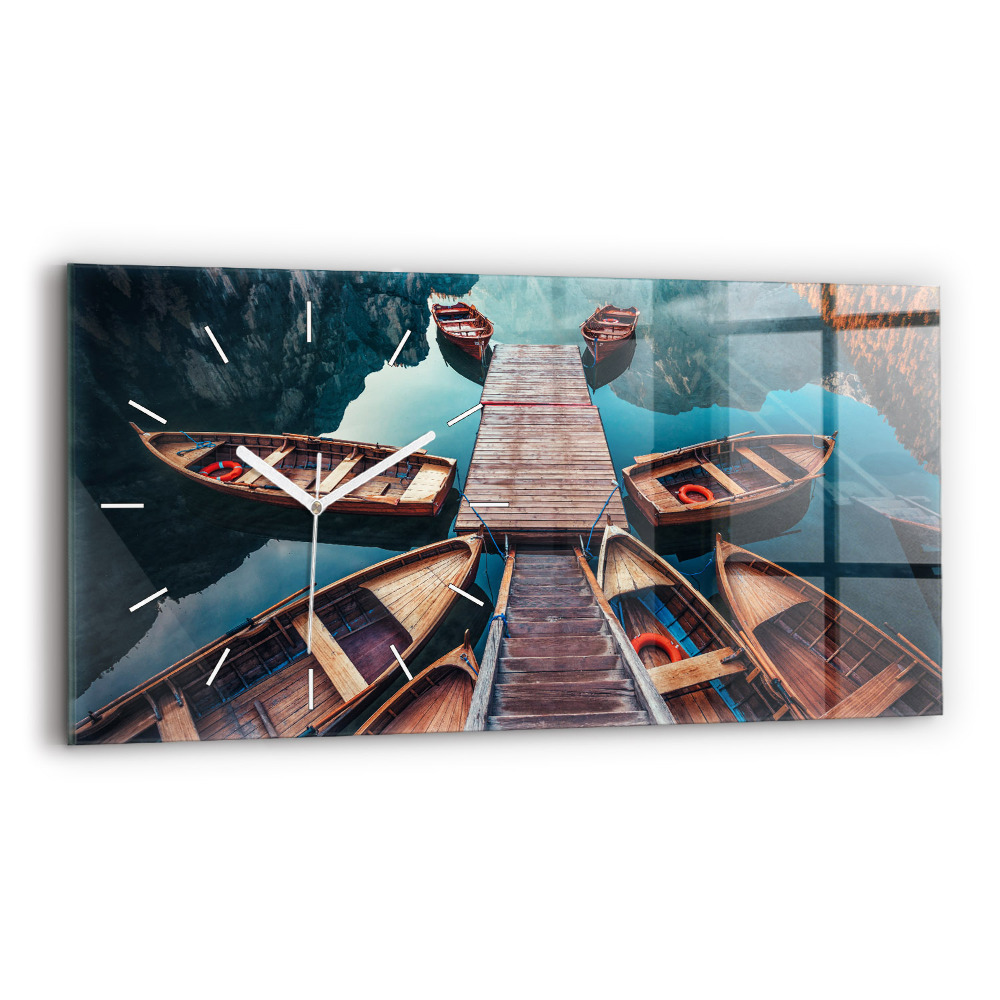 Üvegóra vízszintesen Emelvény és tó