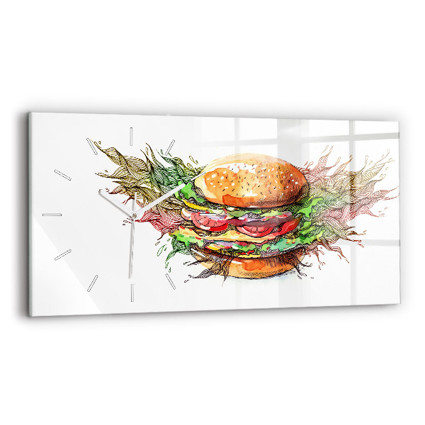 Üvegóra vízszintesen XXL sajtburger