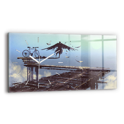 Üvegóra vízszintesen Angyal kerékpár